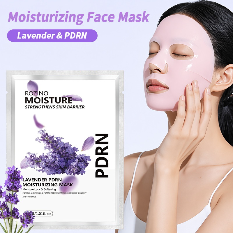 Spa Wellness Nature - 1/2/4/6/8/10 Stück Lavendel+PN Feuchtigkeitsmaske, stärkt die