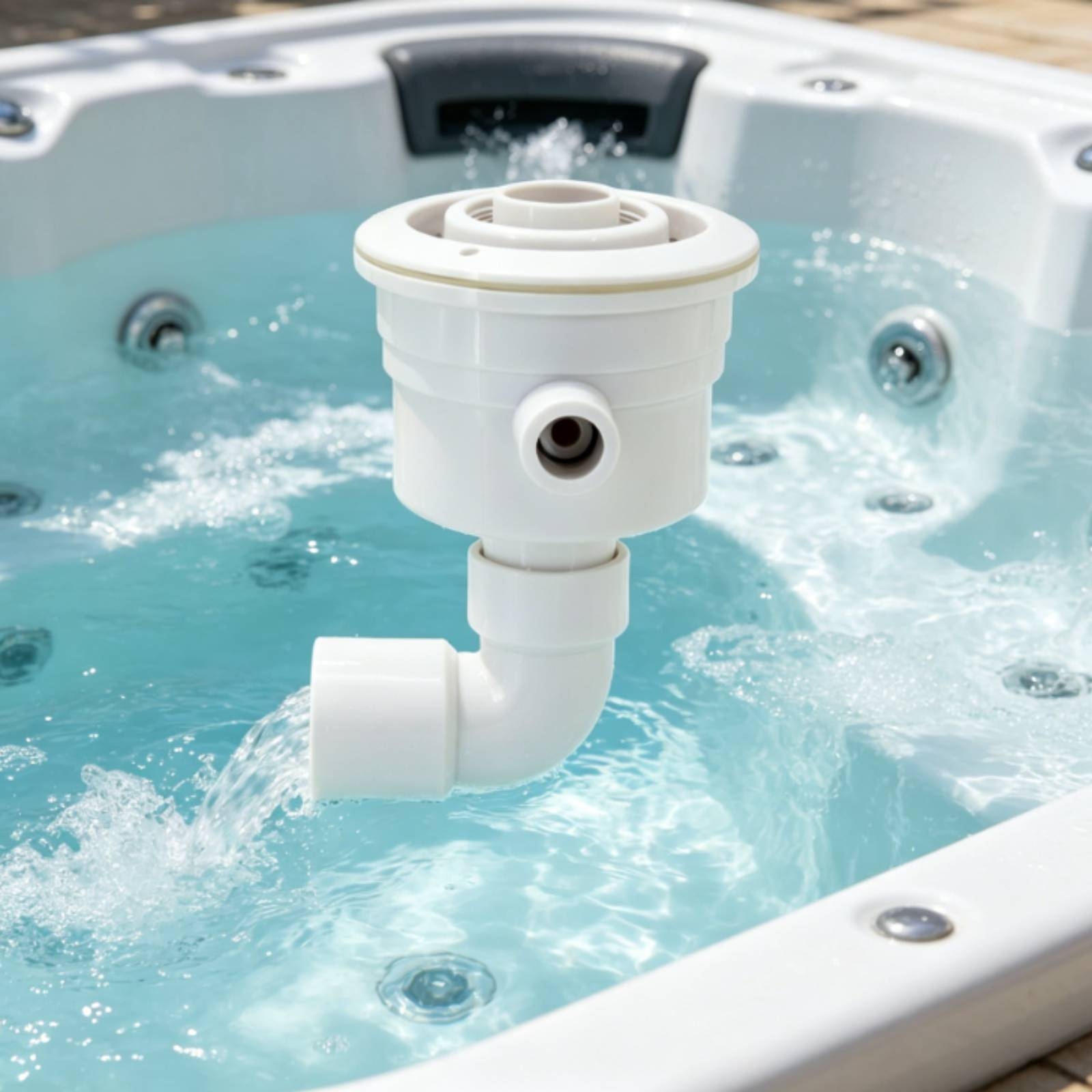 Spa & Wellness Retreat - Winkelstrahldüse, kompakte Pool-Düse mit Winkel-Pool-Rücklaufdüse, leicht