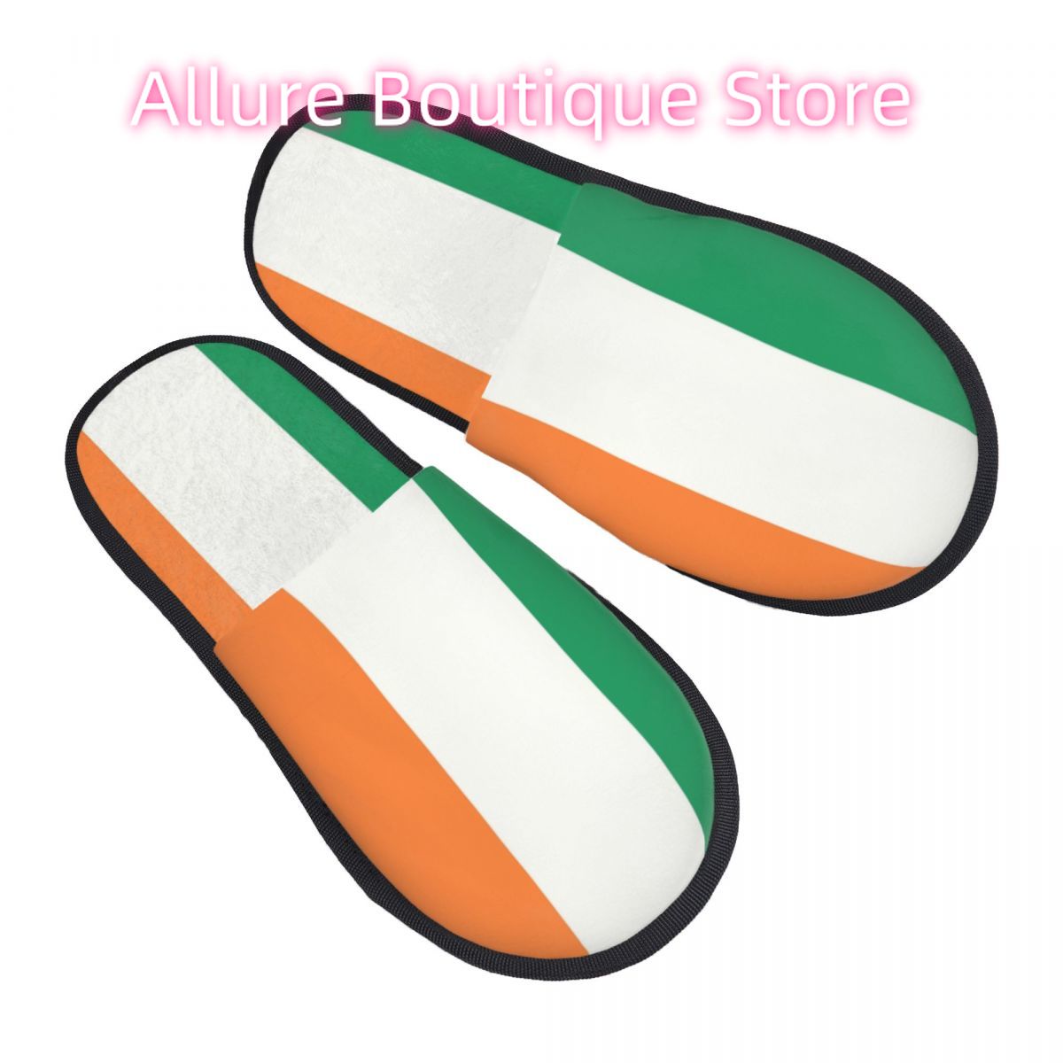 Spa & Wellness Retreat - Benutzerdefinierte Irland Flagge Hausschuhe Frauen gemütliche