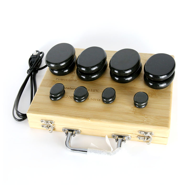 Spa Wellness Nature - Hot Basalt Stone Massageset – Natürliche