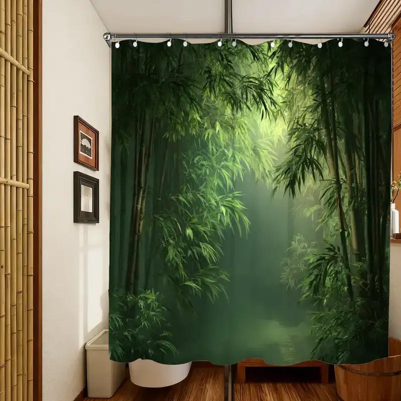 Badezimmer-Duschvorhang mit Ba – Spa Wellness Nature Bewertung und Preis